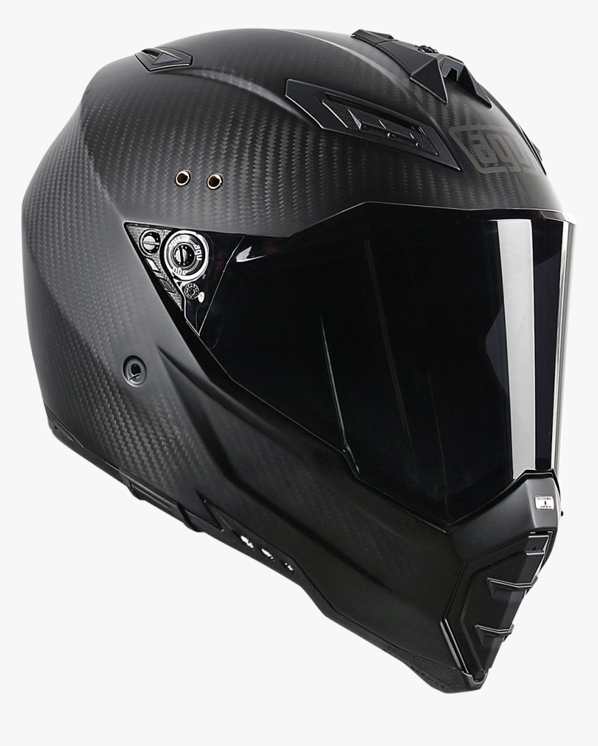 Motorcycle Helmet Png Image, Moto Helmet - Black Carbon Fiber Helmet, Transparent Png, Free Download