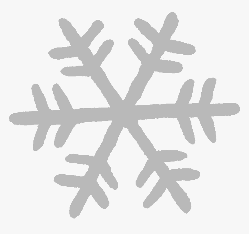 Snowflake Winter Illustration Grayscale Image - Hyundai I30 Orange Warning Light, HD Png Download, Free Download