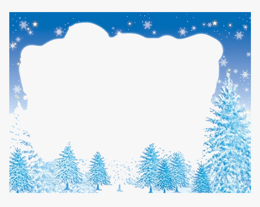 Winter Border Png - Winter Frame Transparent Background, Png Download, Free Download