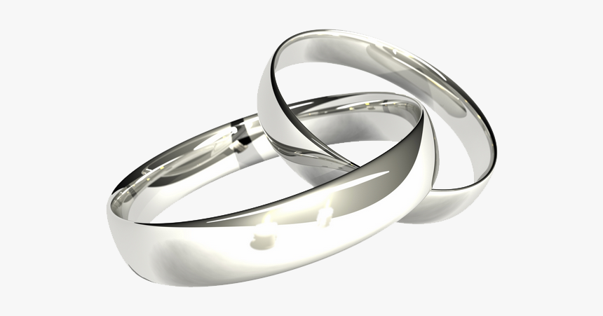 Silver Wedding Ring Png, Transparent Png, Free Download