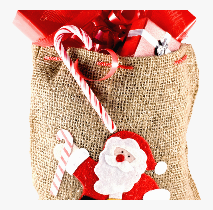 Christmas Sack Gift Png Transparent Image - Free Transparent Christmas Present, Png Download, Free Download