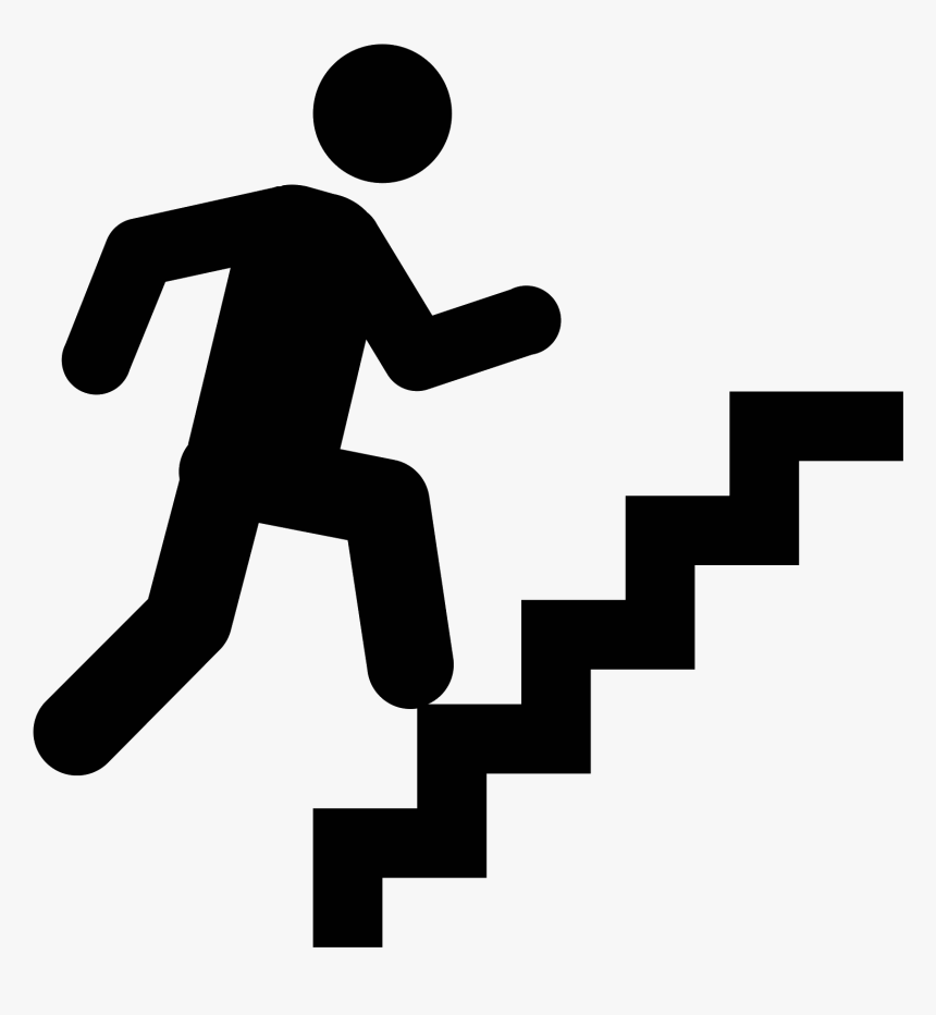 The Icon For "wakeup Hill On Stairs - Transparent Background Stair Icon Png, Png Download, Free Download