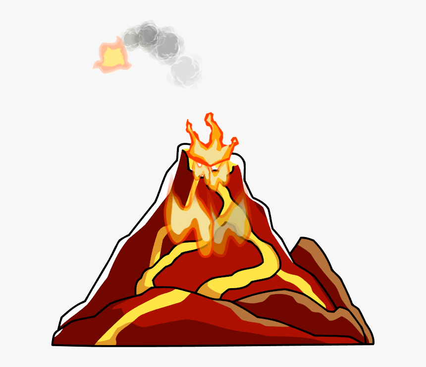 Volcano Png - Volcan Cartoon Png, Transparent Png, Free Download
