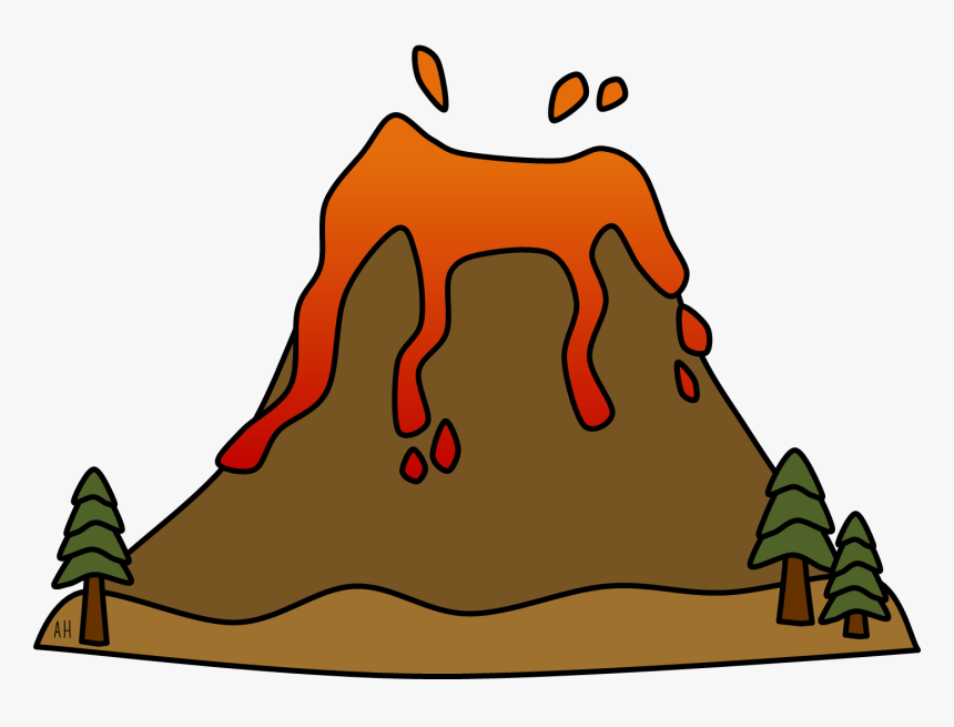 Png Transparent Volcano Background - Shield Volcano Clipart, Png Download, Free Download