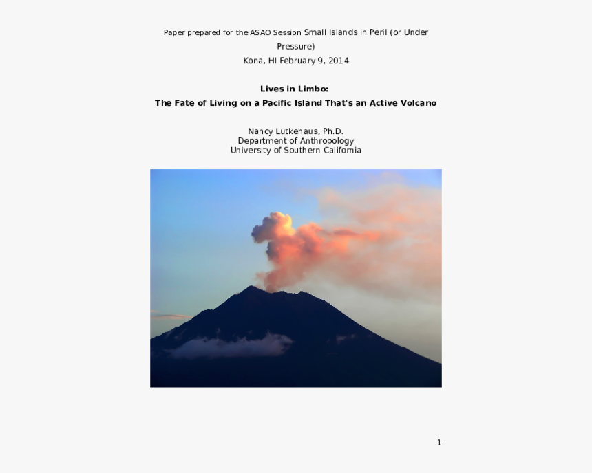 Island Volcano, HD Png Download, Free Download