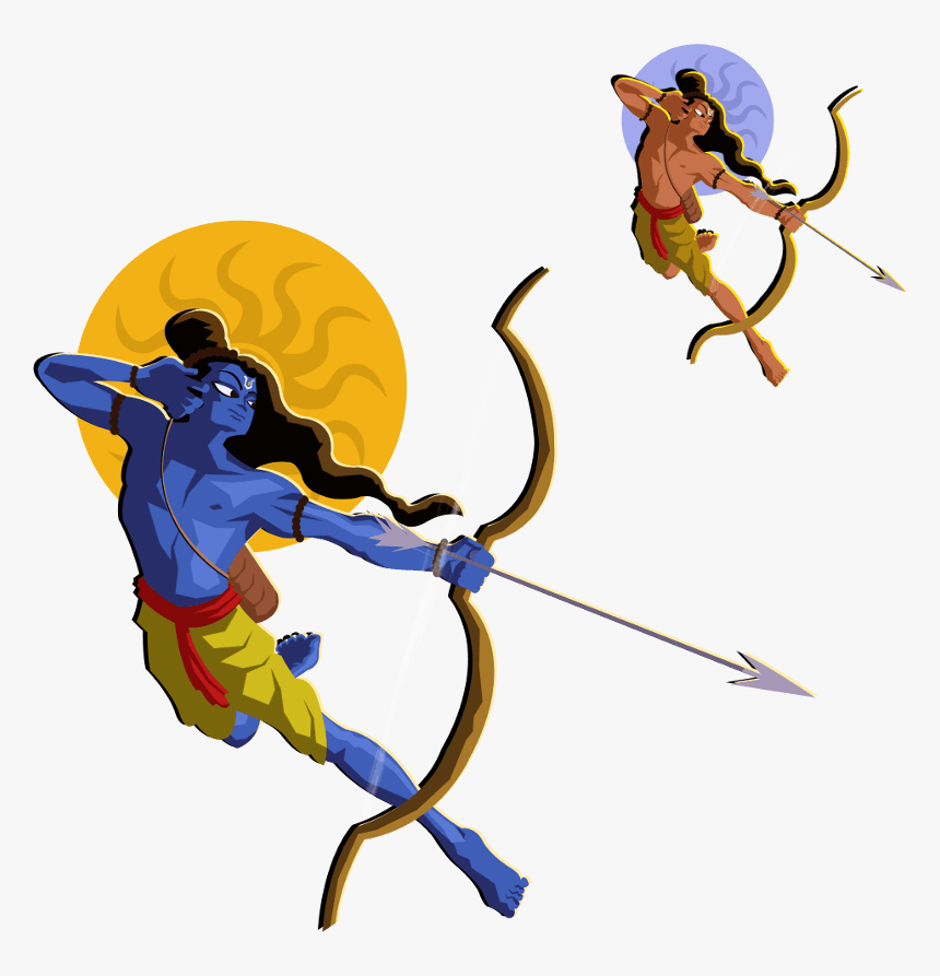 Bhagwan Mythical Sita Character Fictional Shri Hanumanji - Shri Ram Hd Png, Transparent Png, Free Download