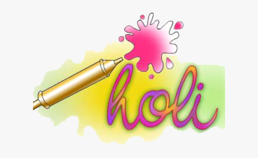 Holi Pichkari Png Transparent Images - Holi Sticker For Whatsapp, Png Download, Free Download