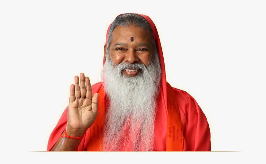 Ganapathy Sachchidananda Swamiji Blessing, HD Png Download, Free Download