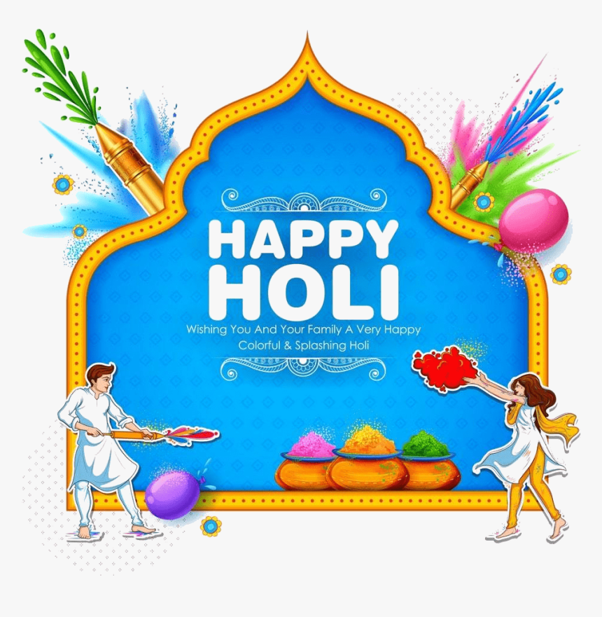 Holi Clipart , Png Download - Holi, Transparent Png, Free Download