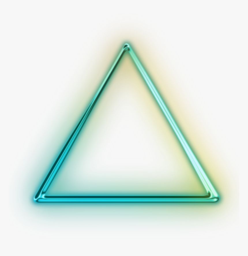 Transparent Neon Glowing Triangle - Neon Triangle Png Hd, Png Download, Free Download