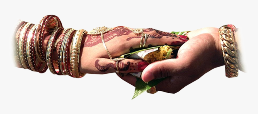 In Hindu Weddings India Invitation Wedding Clipart - Marriage Hands Images Png, Transparent Png, Free Download