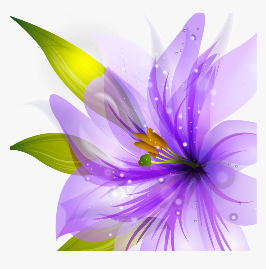 Flower Vector Hq Png By - Vector Flower Background Png, Transparent Png, Free Download