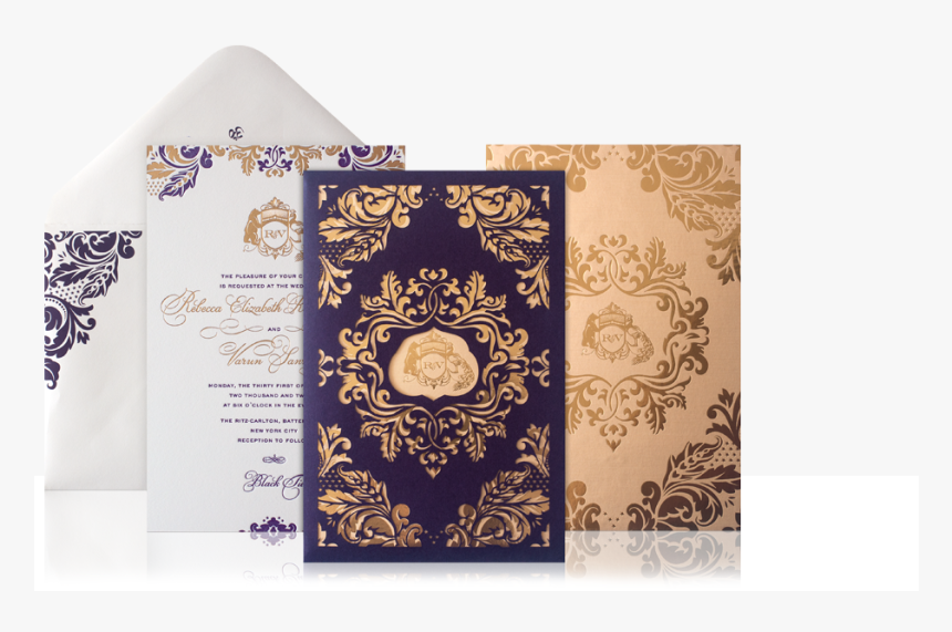 Fancy Indian Wedding Invitation, HD Png Download, Free Download