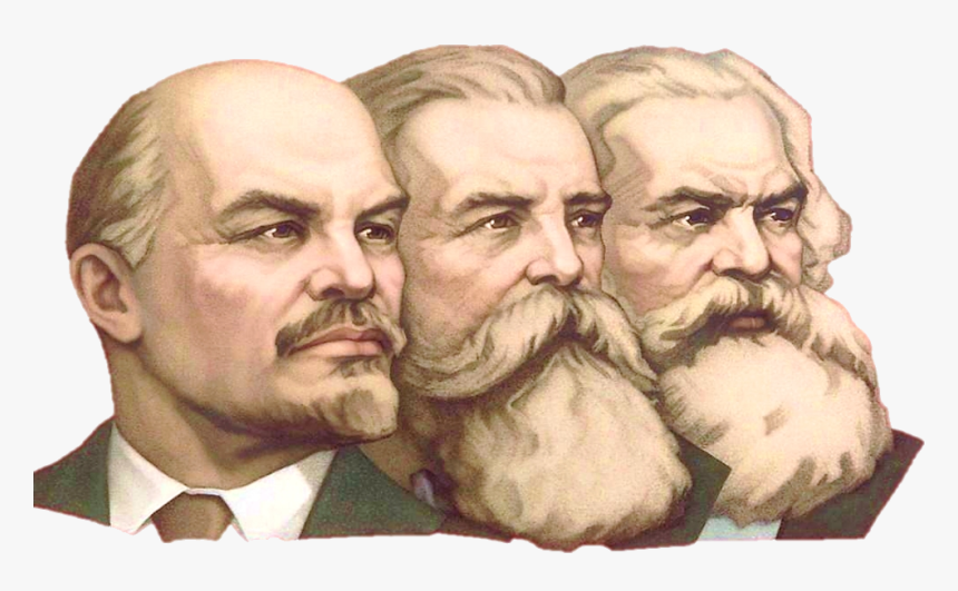 Karl Marx Lenin Engels , Png Download - Stalin Lenin Trotsky And Marx, Transparent Png, Free Download