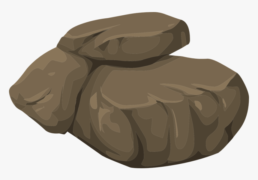 Rock, Boulder, Stone, Nature, Granite, Mineral, Solid - Piedra Dibujo Animado, HD Png Download, Free Download