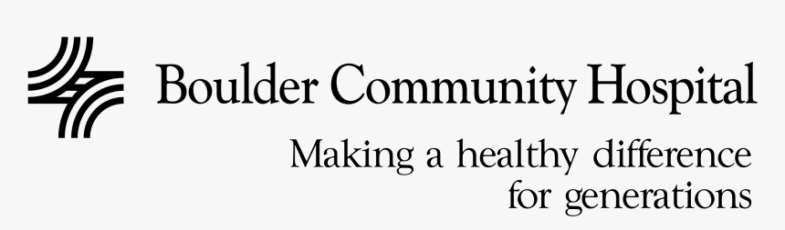 Boulder Community Hospital Logo Png Transparent - Calligraphy, Png Download, Free Download