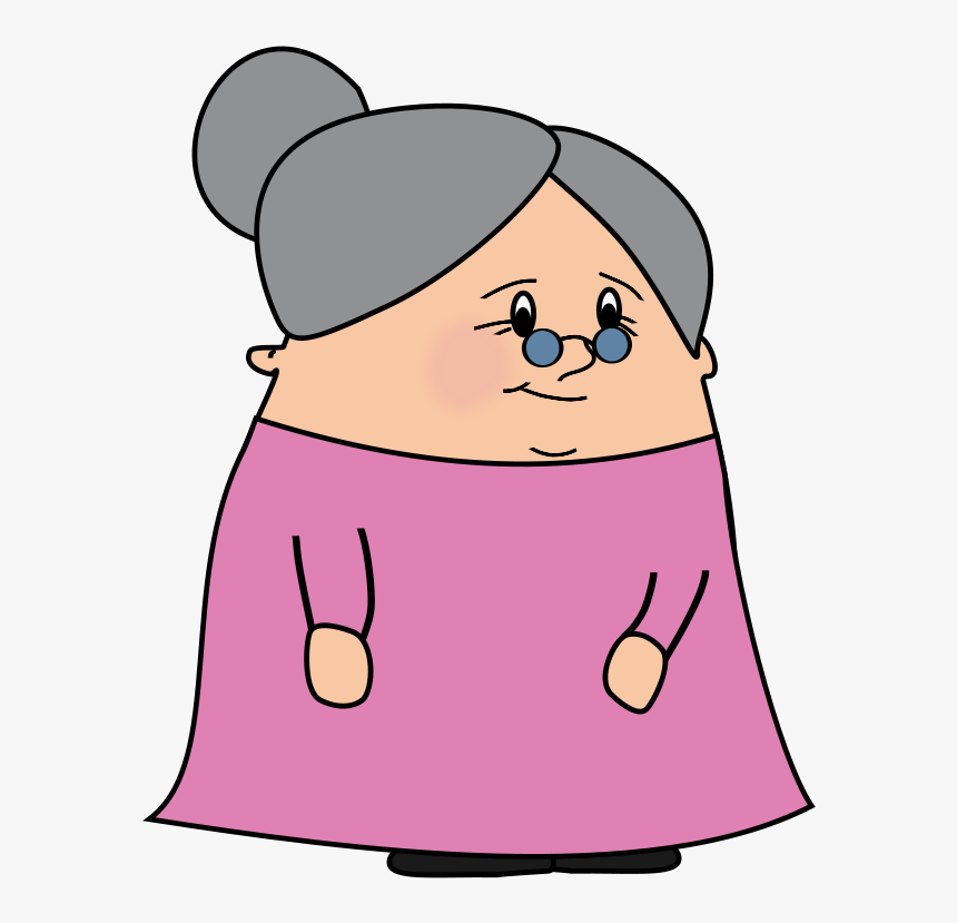 Free Senior Citizen Download - Transparent Old Lady Clipart, HD Png Download, Free Download