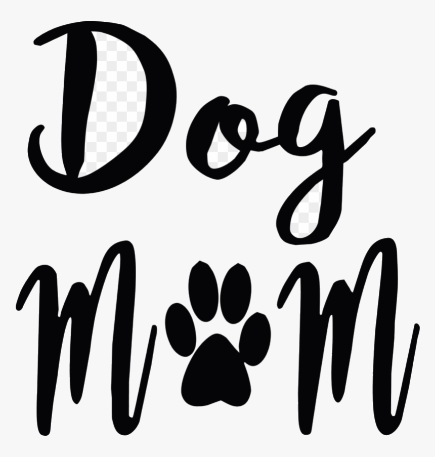 Dog Print Mom Paw Clipart Transparent Png - Transparent Car Dog Mom Decal, Png Download, Free Download
