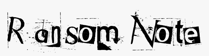 Ransom Note - Ransom Notes Font, HD Png Download, Free Download