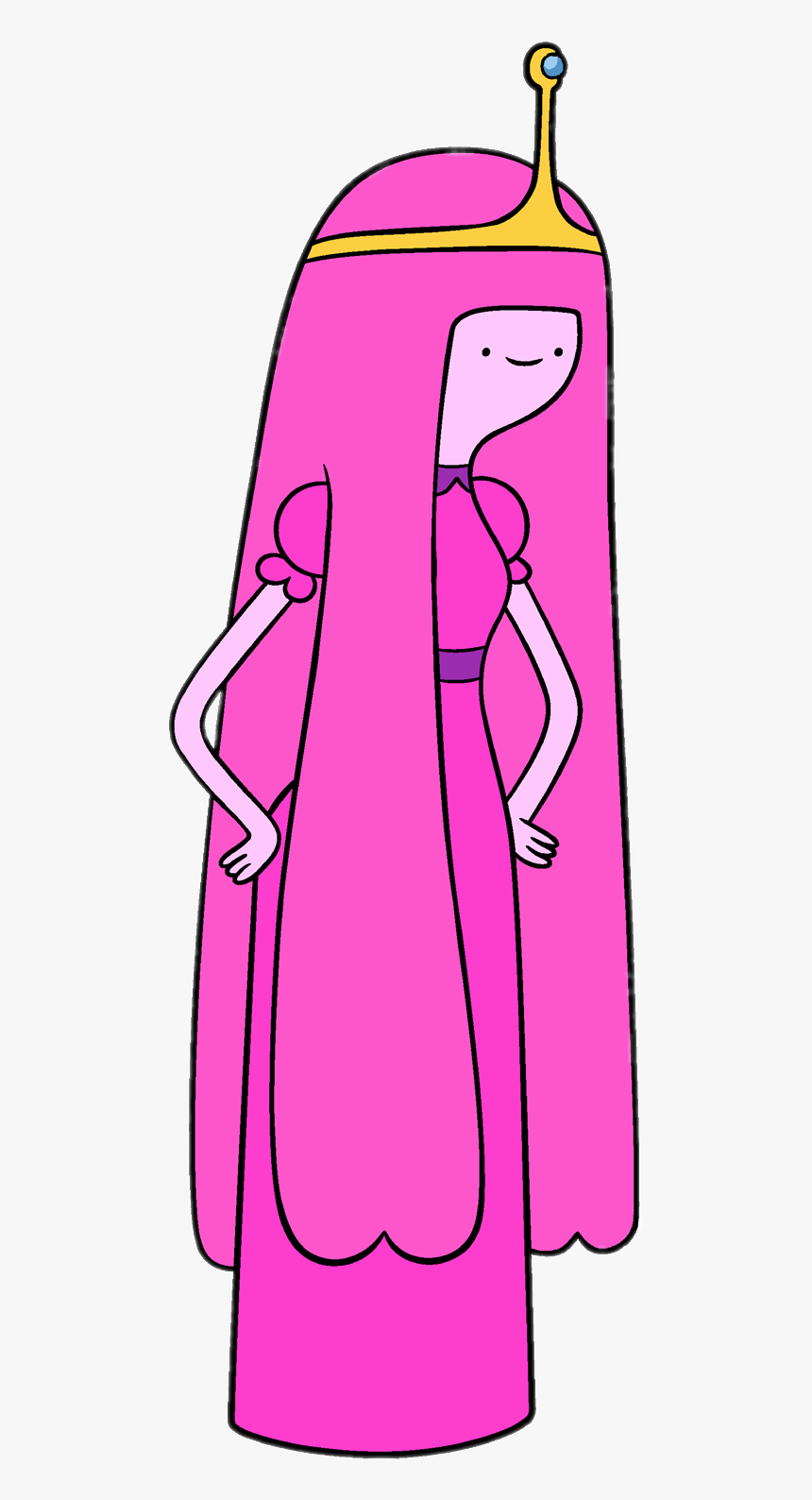 Adventure Time Princess Bubblegum Looking Down Transparent Adventure 