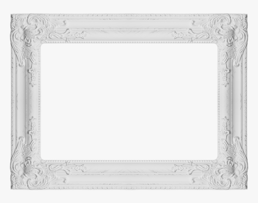 White Frame Wide Edge - Picture Frame, HD Png Download, Free Download