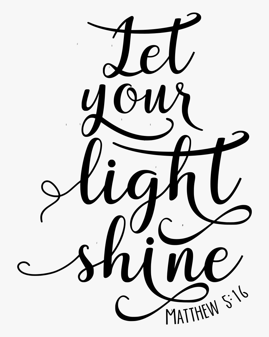Let Your Light Shine Clipart, HD Png Download, Free Download