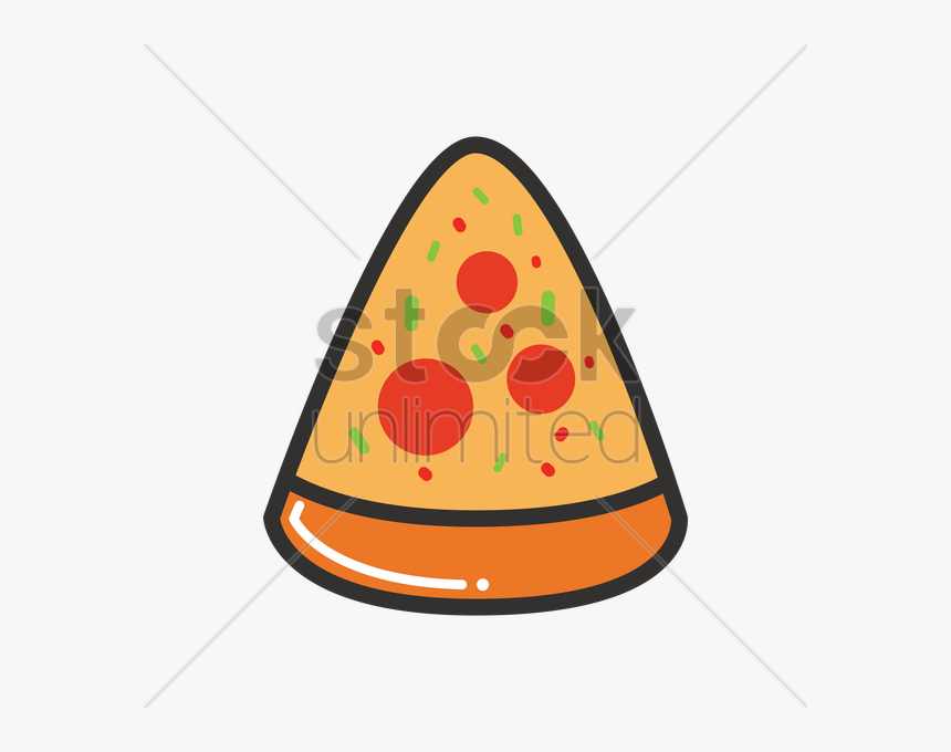 Pizza Slice Icon Vector Image - Vector Graphics, HD Png Download, Free Download