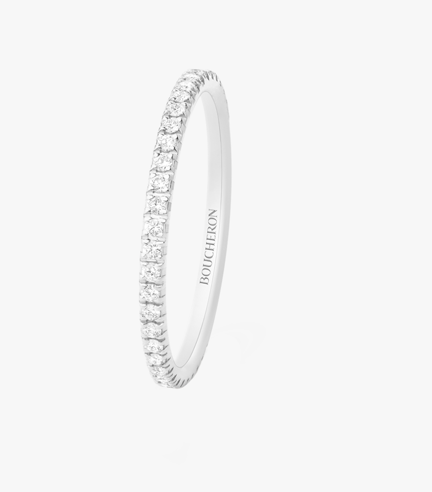 White Gold Radiant White Sapphire Wedding Band, HD Png Download, Free Download