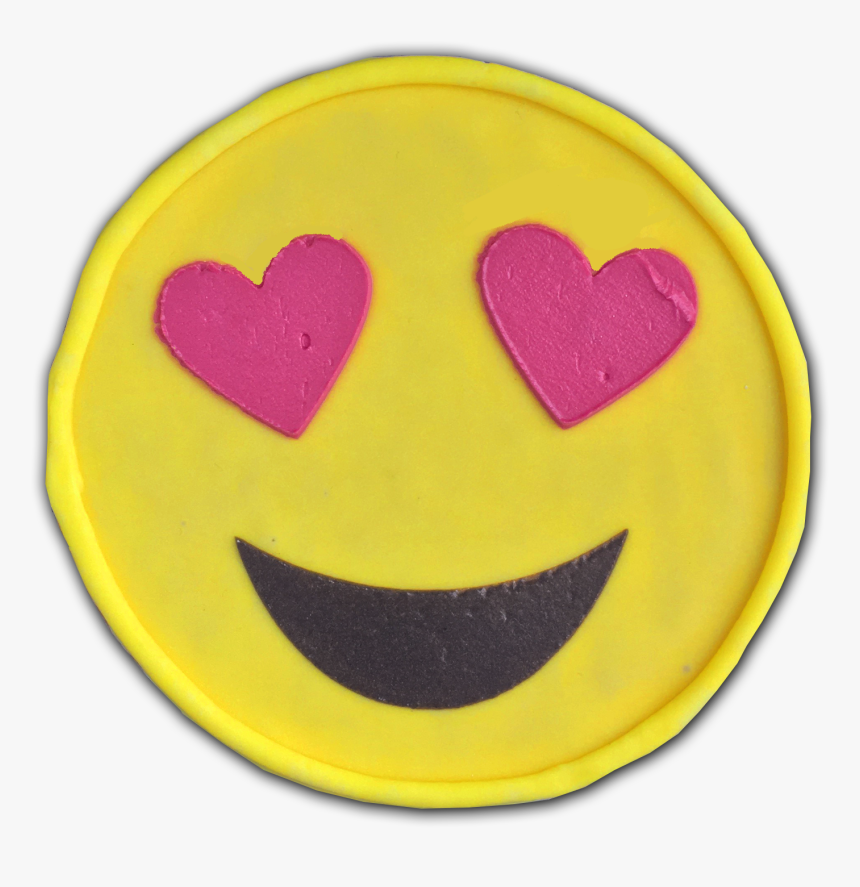 Heart Eyes Emoji Cookie - Portable Network Graphics, HD Png Download, Free Download