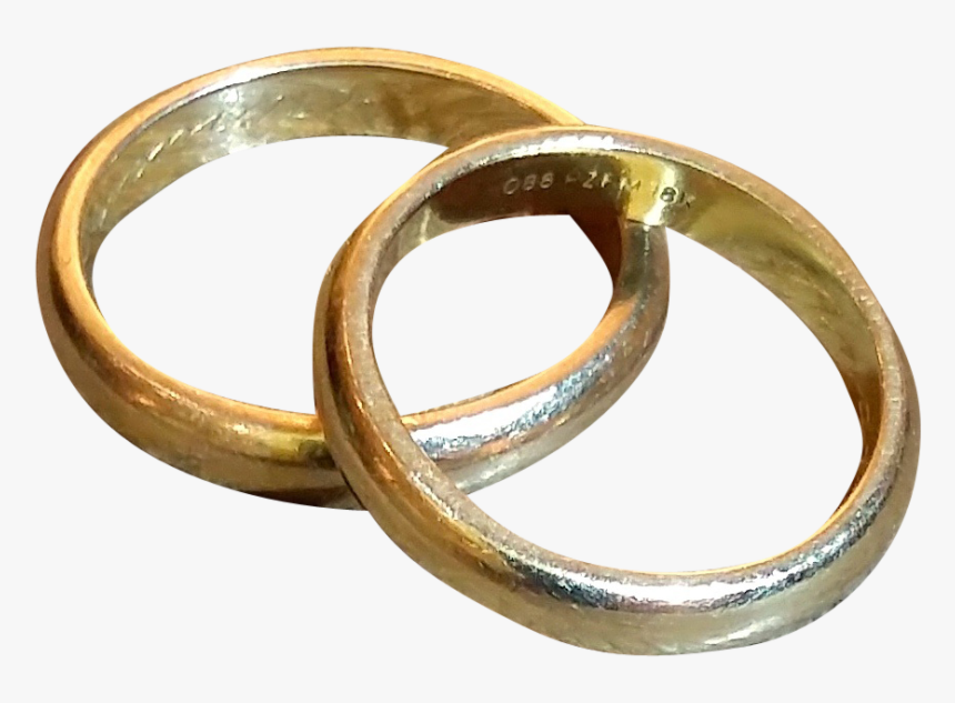 Golden Rings - Engagement Ring, HD Png Download, Free Download