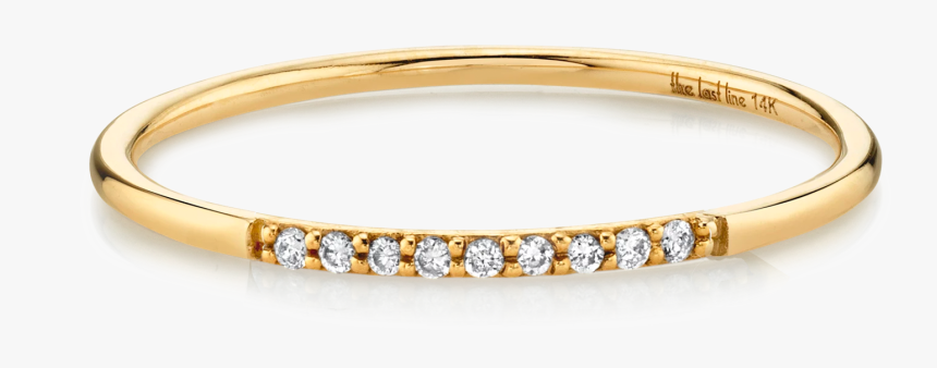 Diamond Pavé Round Band - Bangle, HD Png Download, Free Download