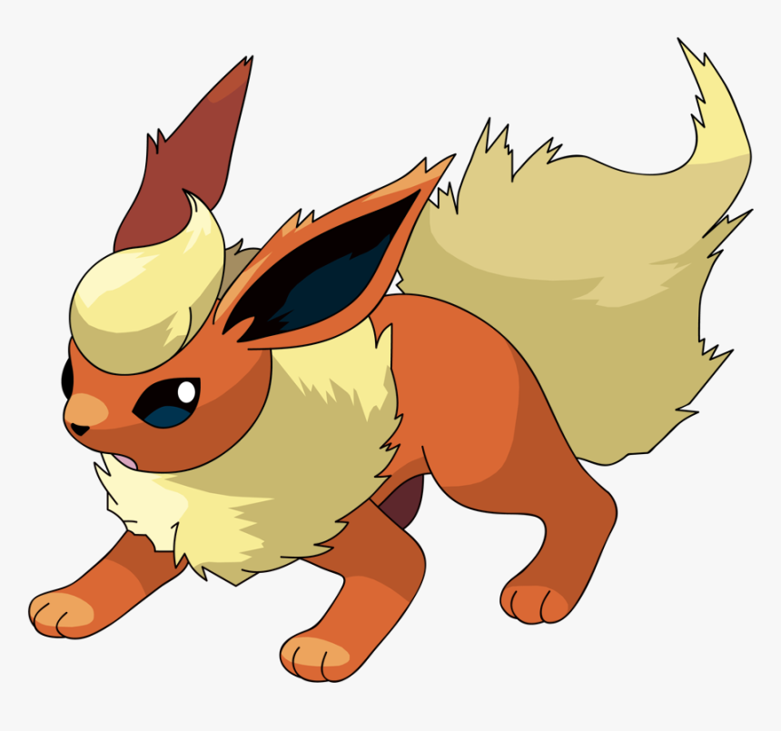 Flareon By Kirkbutler-d36eibx - Flareon Pokemon Eevee Evolution, HD Png Download, Free Download