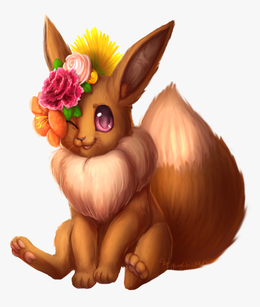Fluffy Eevee, HD Png Download, Free Download