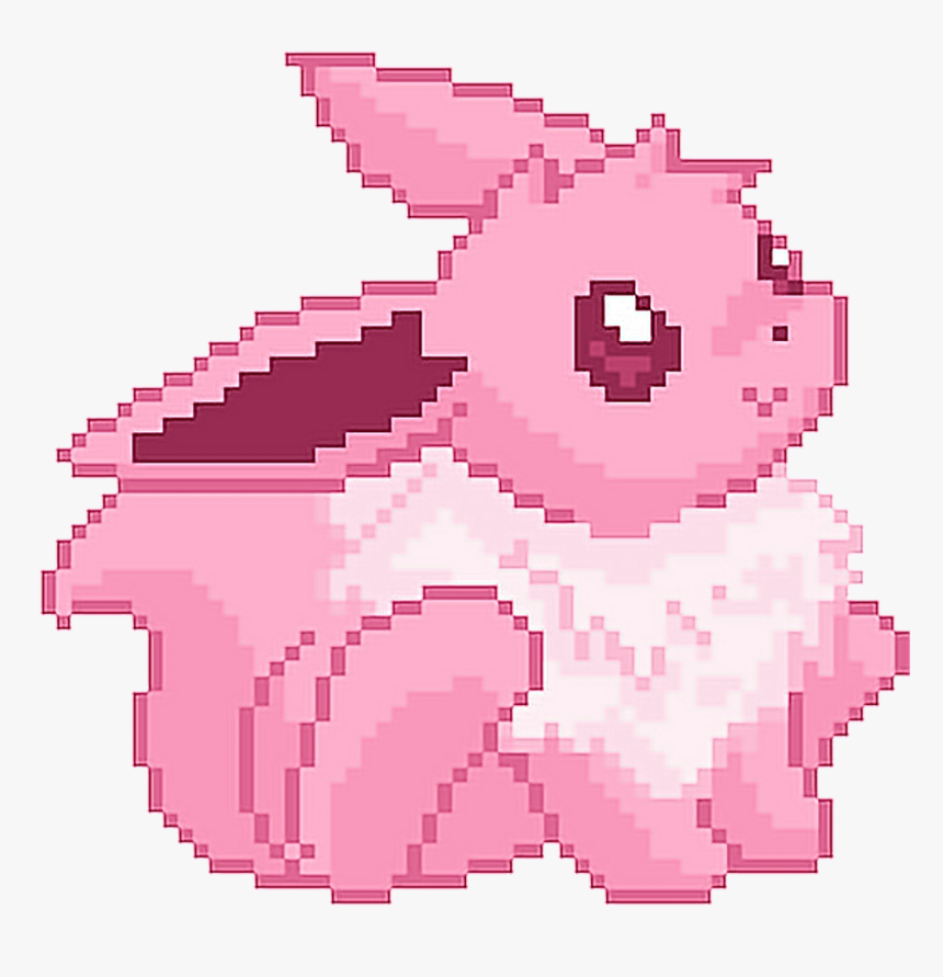 Transparent Eevee Clipart - Cute Transparent Pixel Art, HD Png Download, Free Download