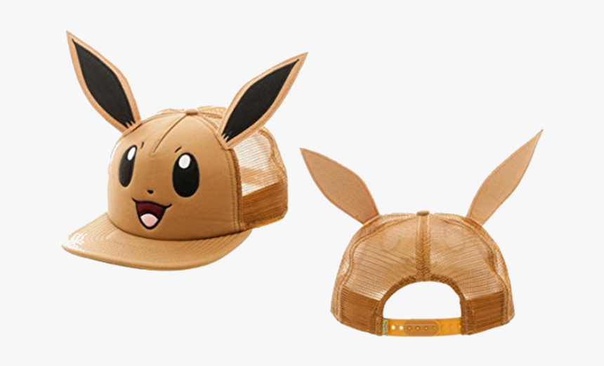 Pokemon Eevee Big Face Trucker Hat - Eevee Hat, HD Png Download, Free Download