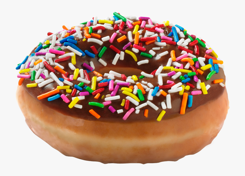 Donuts Png Image - Krispy Kreme Chocolate Sprinkle Donut, Transparent Png, Free Download