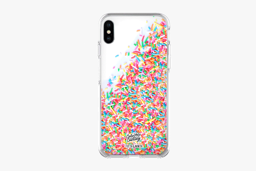 Sprinkles Iphone X Straight - Phone Case With Sprinkles, HD Png Download, Free Download