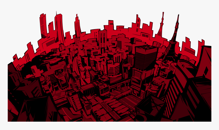 Persona 5 City Png , Png Download, Transparent Png - Persona 5 Background City, Png Download, Free Download