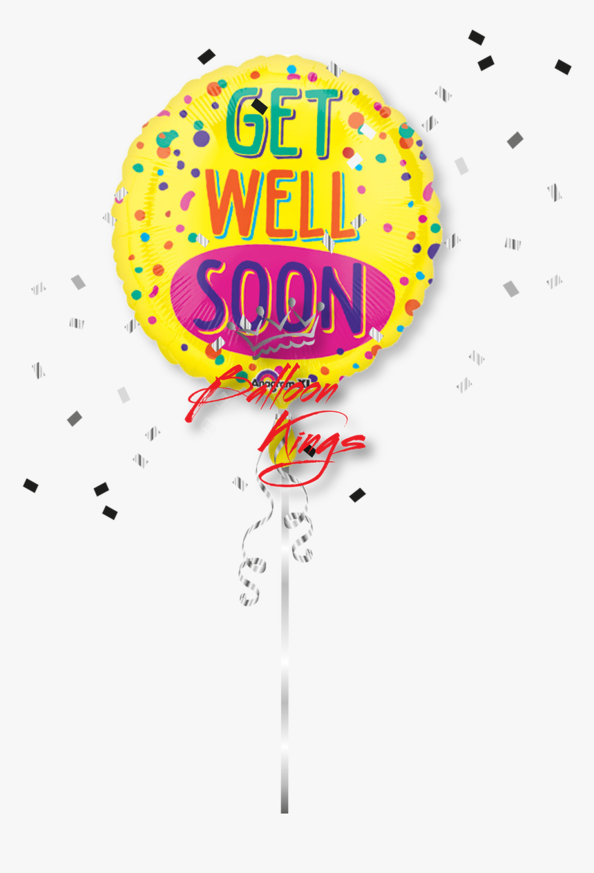 Get Well Soon Sprinkles - Get Well Soon Balloon Png, Transparent Png, Free Download