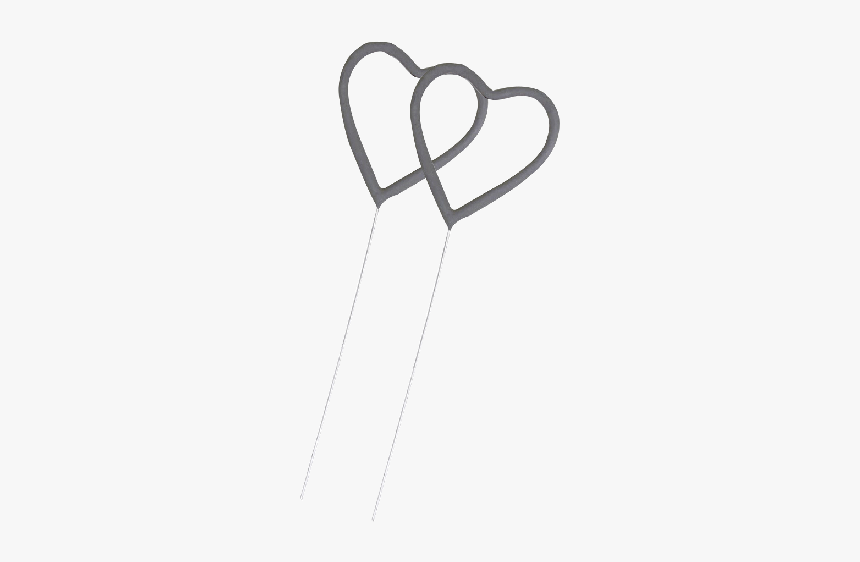 12inch Heart Shaped Sparklers 2 48 - Heart, HD Png Download, Free Download