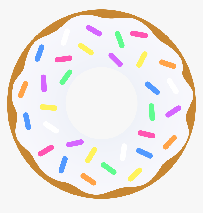 Transparent Background Cute Donut Clipart, HD Png Download, Free Download