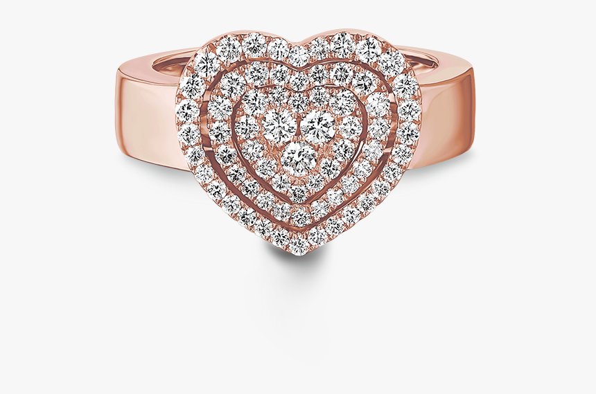 Shimansky Starlight Heart Shape Diamond Ring - Strap, HD Png Download, Free Download