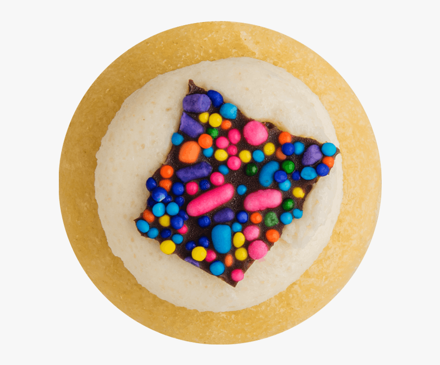 Italian Sprinkle Cookie Thumbnail Cupcake Flavor Overhead - Sprinkles, HD Png Download, Free Download