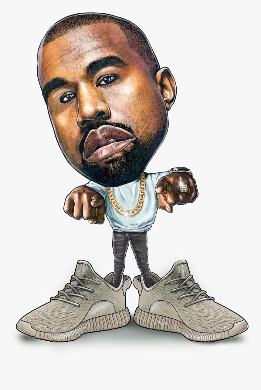 Kanye West Saint Pablo Yeezus Willamette Week Artist - Kanye West Cartoon Png, Transparent Png, Free Download