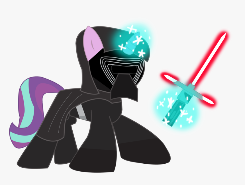 Starlight Glimmer As Kylo Ren In Star Wars 7 By Ejlightning007arts - My Little Pony Kylo Ren, HD Png Download, Free Download