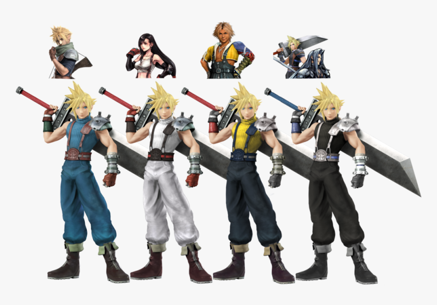 Super Smash Bros Ultimate Cloud Png, Transparent Png, Free Download