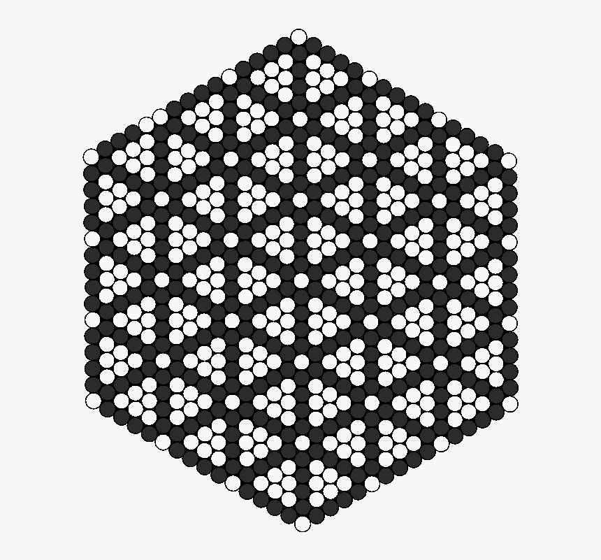 Flower Of Life Perler Bead Pattern / Bead Sprite - Perler Bead Patterns Flowers, HD Png Download, Free Download