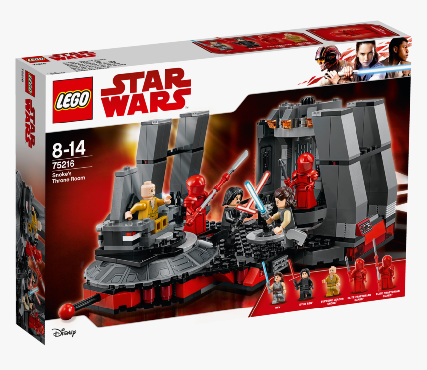 Lego Star Wars Kylo Ren Without Cape *new* From Set - Snoke's Throne Room Lego, HD Png Download, Free Download