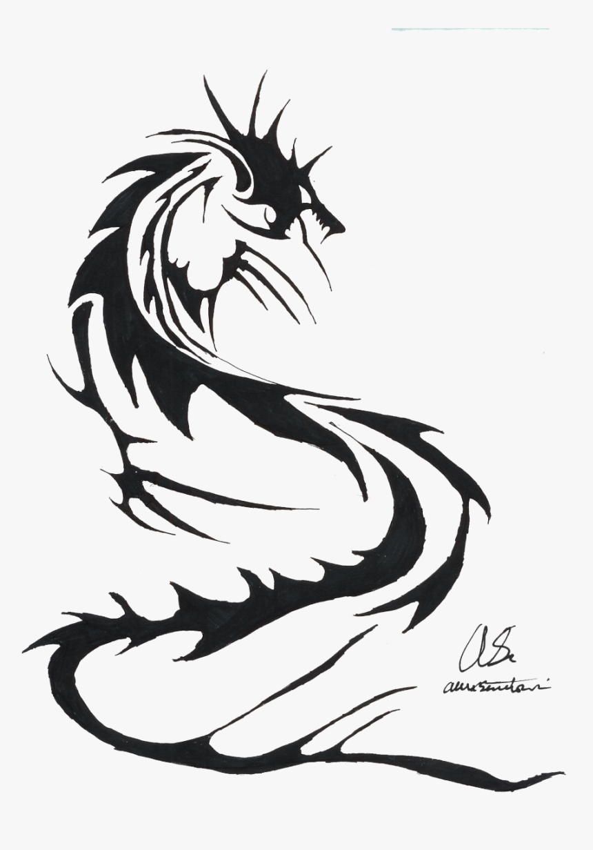 Dragon Tattoo Photo Download, Hd Png Download - Dragon Tattoo Png, Transparent Png, Free Download