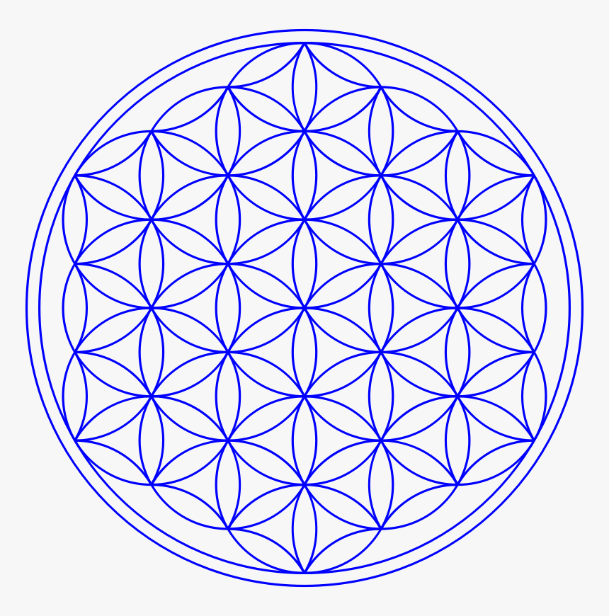 Flower Of Life Ii - Flower Of Life Vector White, HD Png Download, Free Download